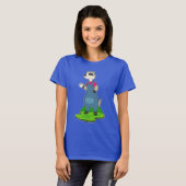 Erdmännchen Kaffeetasse T-Shirt (Vorne ganz)