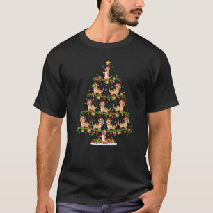 Erdmännchen Lichter Weihnachten Santa Erdmännchen  T-Shirt