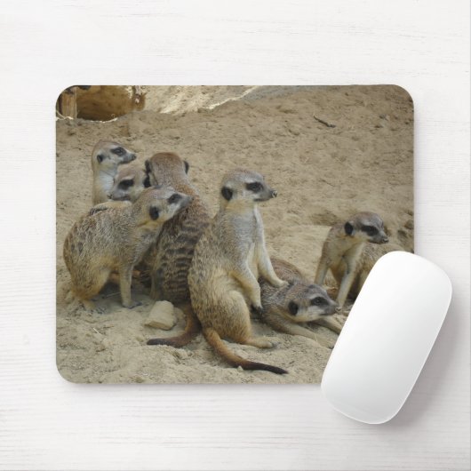 Erdmännchen Mousepad (Mit Mouse)
