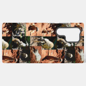 Erdmännchen-Sammlung Foto-Collage, Samsung Galaxy Hülle (Rückseite (Horizontal))