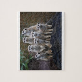 Erdmännchen Tier Safari Afrika Niedlich Suricate Puzzle (Vertikal)