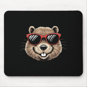 Erdmännchen-Tierkostüm-Singles Der Groundhog Da Mousepad