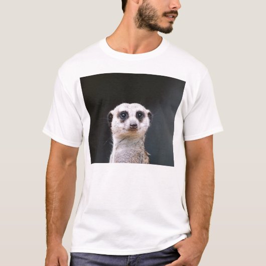 Erdmännchen-Wachposten - T-Shirt (Vorderseite)