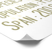 Erdmensch Poster (Ecke)