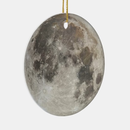 Erdmond Keramik Ornament (Rechts)