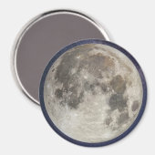 Erdmond Magnet (Vorderseite/Rückseite)