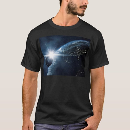 Erdmond und Sonne T-Shirt (Vorderseite)