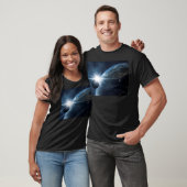 Erdmond und Sonne T-Shirt (Unisex)