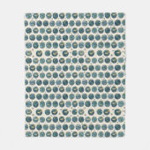 Erdmuster Fleecedecke (Vorderseite)