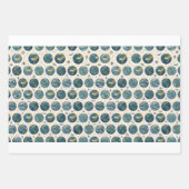 Erdmuster Geschenkpapier Set (Vorderseite 3)