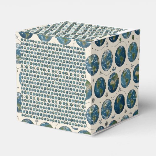 Erdmuster Geschenkschachtel (Rückseite)