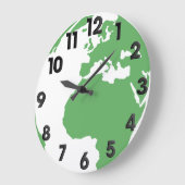 Erdmuster Große Wanduhr (Winkel)