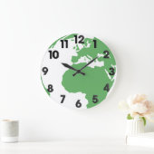 Erdmuster Große Wanduhr (Zuhause)