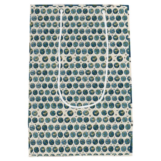 Erdmuster Mittlere Geschenktüte (Rückseite)