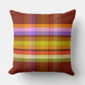 Erdmuster Plaid DF Kissen (Vorderseite)