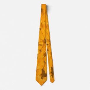 Erdmuster Warme Farben Gelb Orange Gold Krawatte