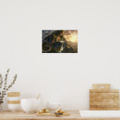 Erdmutter im Tal des Lichts Poster (Küche)