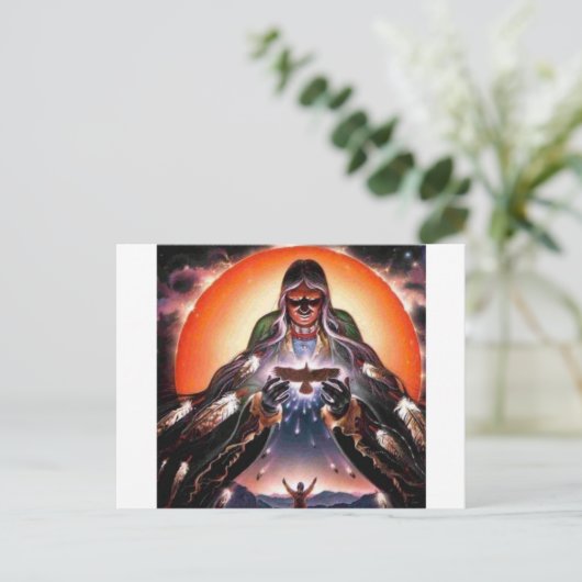 ERDMUTTER POSTKARTE (Stehend Vorderseite)