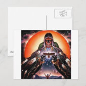 ERDMUTTER POSTKARTE (Vorne/Hinten)