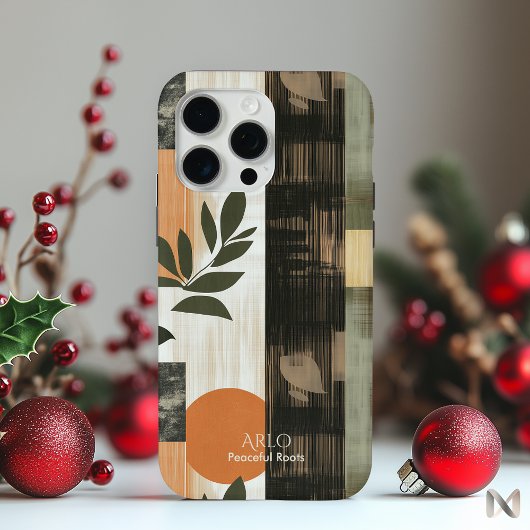 Erdnähe Minimalistische botanische - Abstrakte Nat Case-Mate iPhone Hülle