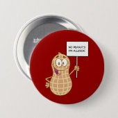 Erdnuss-Allergie (kundengerecht) Button (Vorne & Hinten)