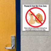 Erdnuss & Baumnuss Futter Allergie Druck Poster