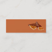 Erdnuss Brittle Business Card Mini Visitenkarte (Rückseite)