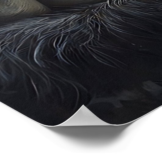 Erdnuss das Eichhörnchen und Harambe treffen sich  Poster (Ecke)