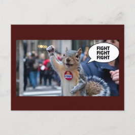 Erdnuss Eichhörnchen Funny Konservative Weihnachte Postkarte