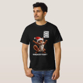 Erdnuss Eichhörnchen Gerechtigkeit MAGA Weihnachte T-Shirt (Vorne ganz)