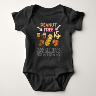 ERDNUSS FREI - Alle Nüsse von mir fernhalten - All Baby Strampler