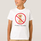 Erdnuss-freies Allergie-Shirt T-Shirt (Vorderseite)