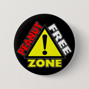 Erdnuss-Freihafengebiet (Erdnuss-Allergie) Button