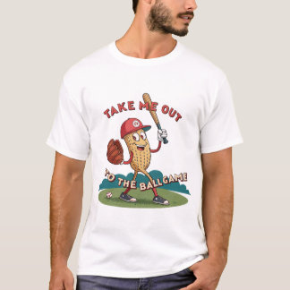 Erdnuss geht in das Ballspiel T-Shirt