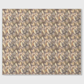 Erdnuss Geschenkpapier (Flach)