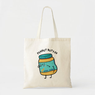 Erdnuss-Hintern-er-Erdnuss-Pun Tote-Tasche Tragetasche