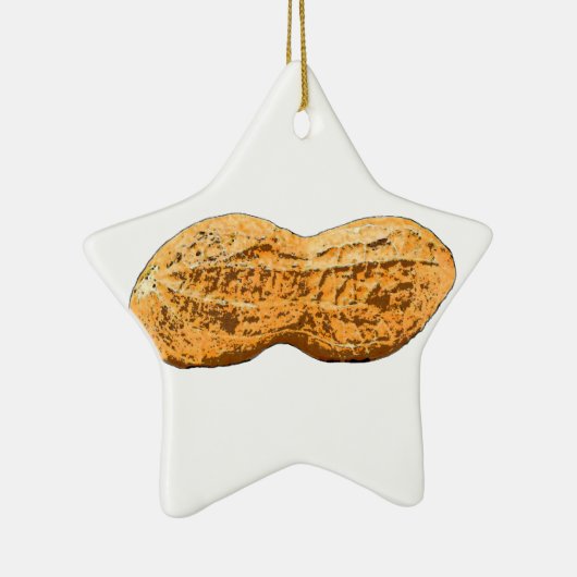 Erdnuss Keramik Ornament (Rechts)