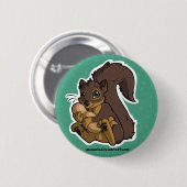 Erdnuss-Knopf Button (Vorne & Hinten)