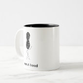 Erdnuss-köpfig Zweifarbige Tasse (Vorderseite Links)