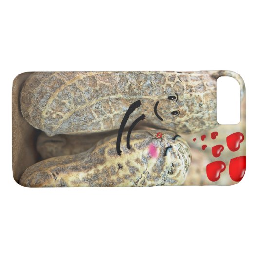 Erdnuss-Liebe Case-Mate iPhone Hülle (Rückseite (Horizontal))