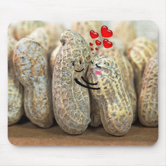 Erdnuss-Liebe Mousepad (Vorne)