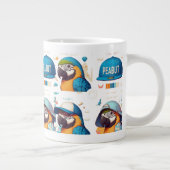 "Erdnuss" schafft ein lebendiges und fantasievolle Jumbo-Tasse (Rechts)