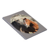 Erdnuss u. Surma, Stallions im Sand-Waschbecken Notizblock (Rechte Seite)