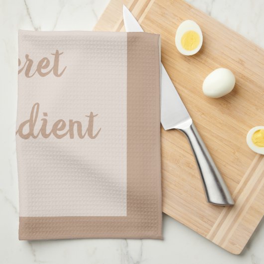 Erdnuss - weiß geschirrtuch (Viertel Falte)