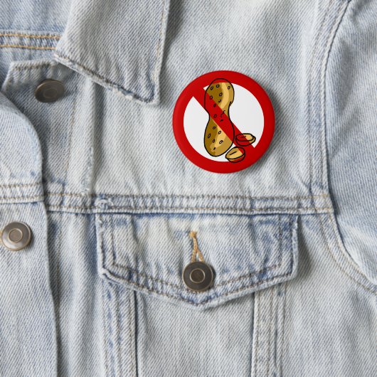 Erdnussallergie Button (Beispiel)