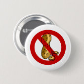 Erdnussallergie Button (Vorne & Hinten)