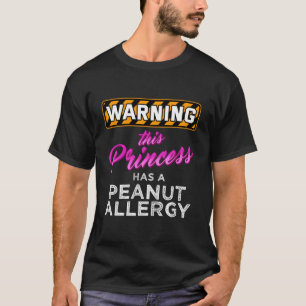Erdnussallergie Lebensmittelallergie Sensibilisier T-Shirt
