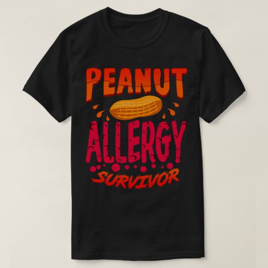 Erdnussallergie-Überlebender 3 T-Shirt (Design vorne)