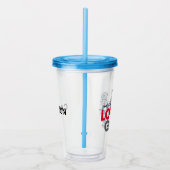 Erdnussbande - Liebe Acryltrinkbecher (Rechts)