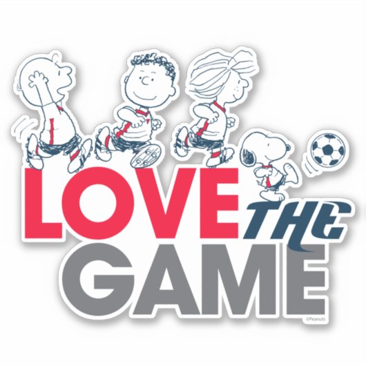 Erdnussbande - Liebe Aufkleber (Vorderseite)